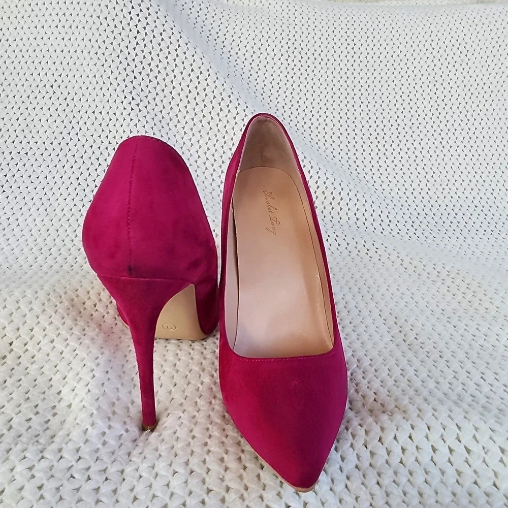 Elisabeth Lang Stiletto High Heel Suede ‎ Size US9